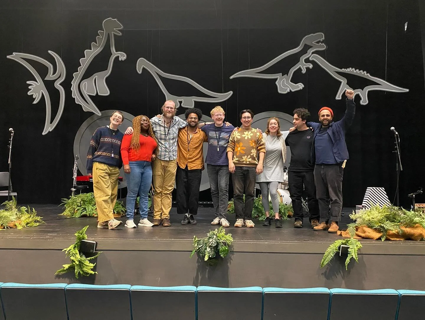 After almost 100 shows over the last 2 years; this weekend @leedsplayhouse we played The Colour of Dinosaurs for the last time 😢 🦖 

Immensely proud of this show, this team, and how it has touched and inspired thousands of children and their famili