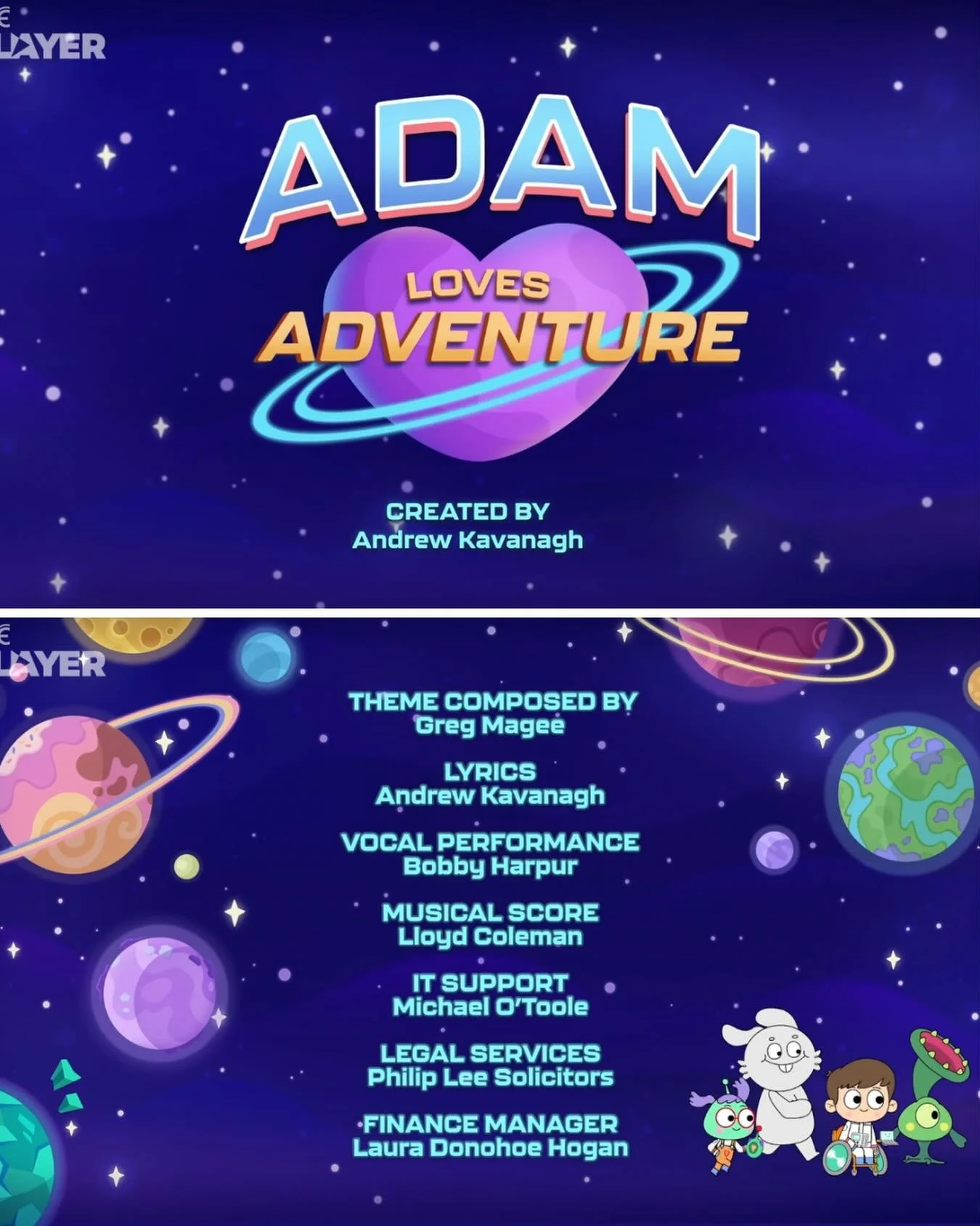 Adam Loves Adventure has launched! 🚀 

Series 1 is now available in full on RT&Eacute; PLAYER (Ireland only) with the two first two eps also on YouTube worldwide. 📺 

Loved making the incidental music for it 🎵 ❤️ 

@adamkingadventures @kavaleer_in