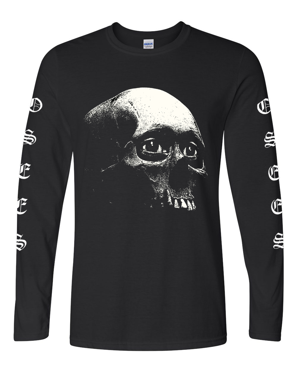 Foul Form - Long Black Front White.png