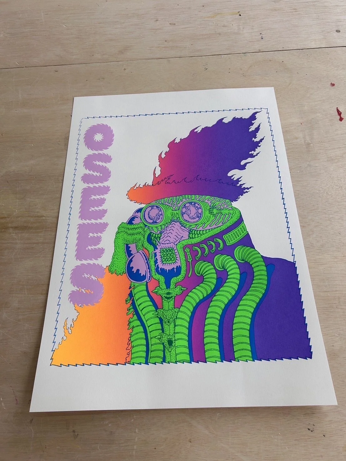 OSEES X TETSUNORI - JAPAN TOUR PRINT — Wax Face Toys