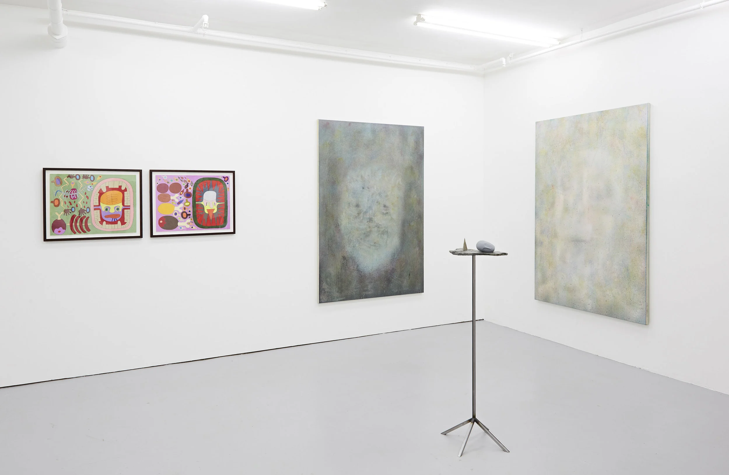 From left: Raquel Albarran, Richard Butler, Victor Seaward / Spring Syllabus Installation detail