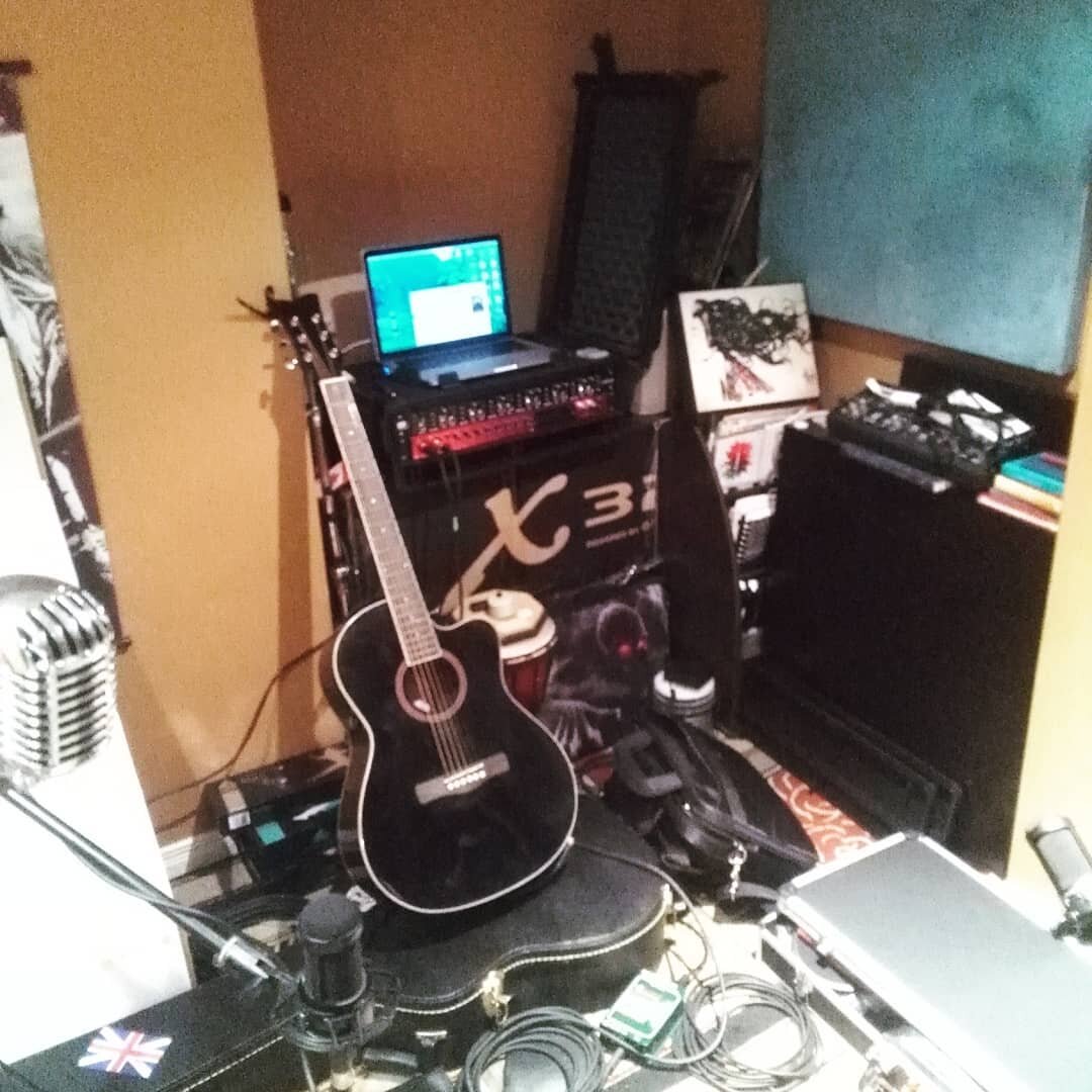 A small space but at least this quarantine has got me working... acoustic singles anyone? I don't think there will be a show the 17th, but maybe I'll drop an album release date?...