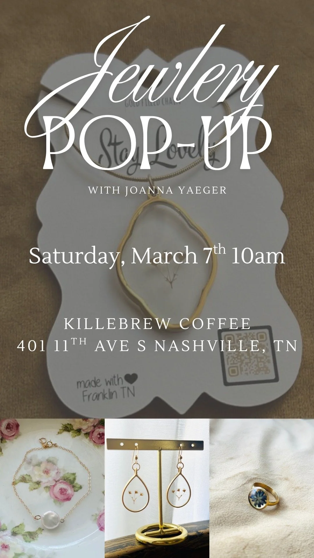 Joanna Yaeger Jewelry Pop Up