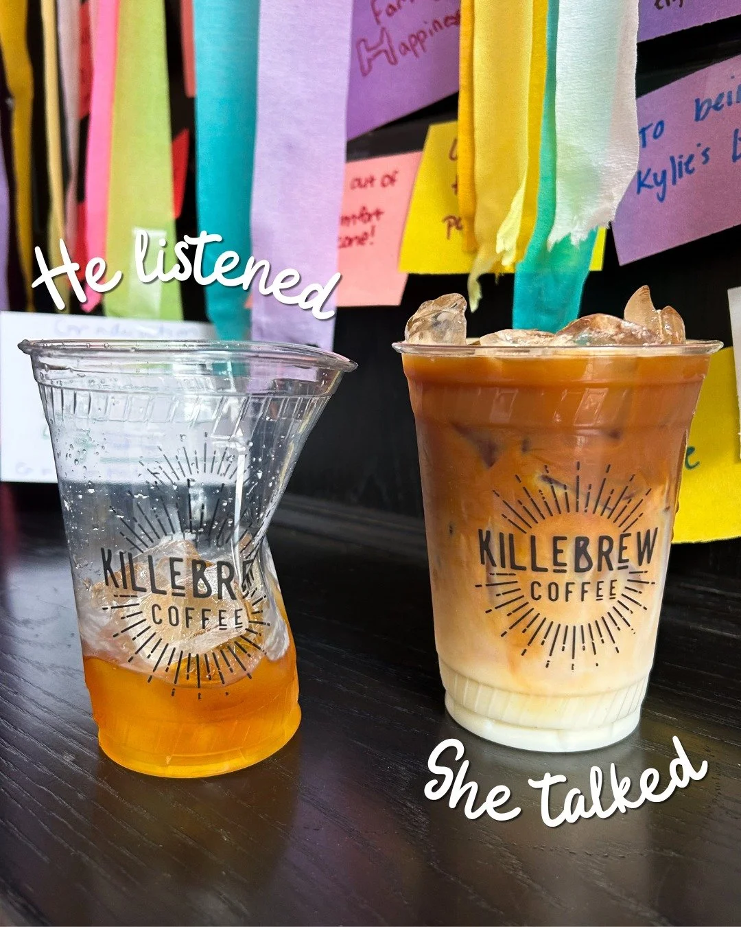 our hope is that when you empty your coffee cup, your social cup overflows!! our FAVORITE thing about Killebrew.... the community and good convos that are always happening! 💗 

#social #coffee #chuggerandsipper #latte #killebrew