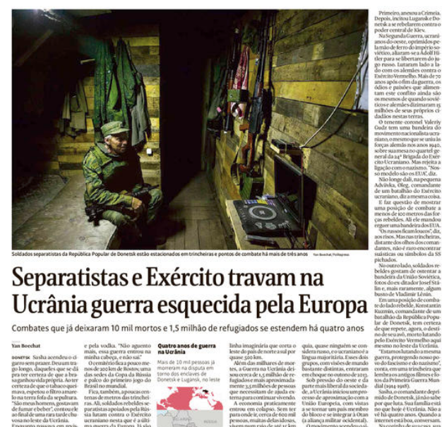 Ucranianos seguem a combater e a morrer na última guerra esquecida da Europa