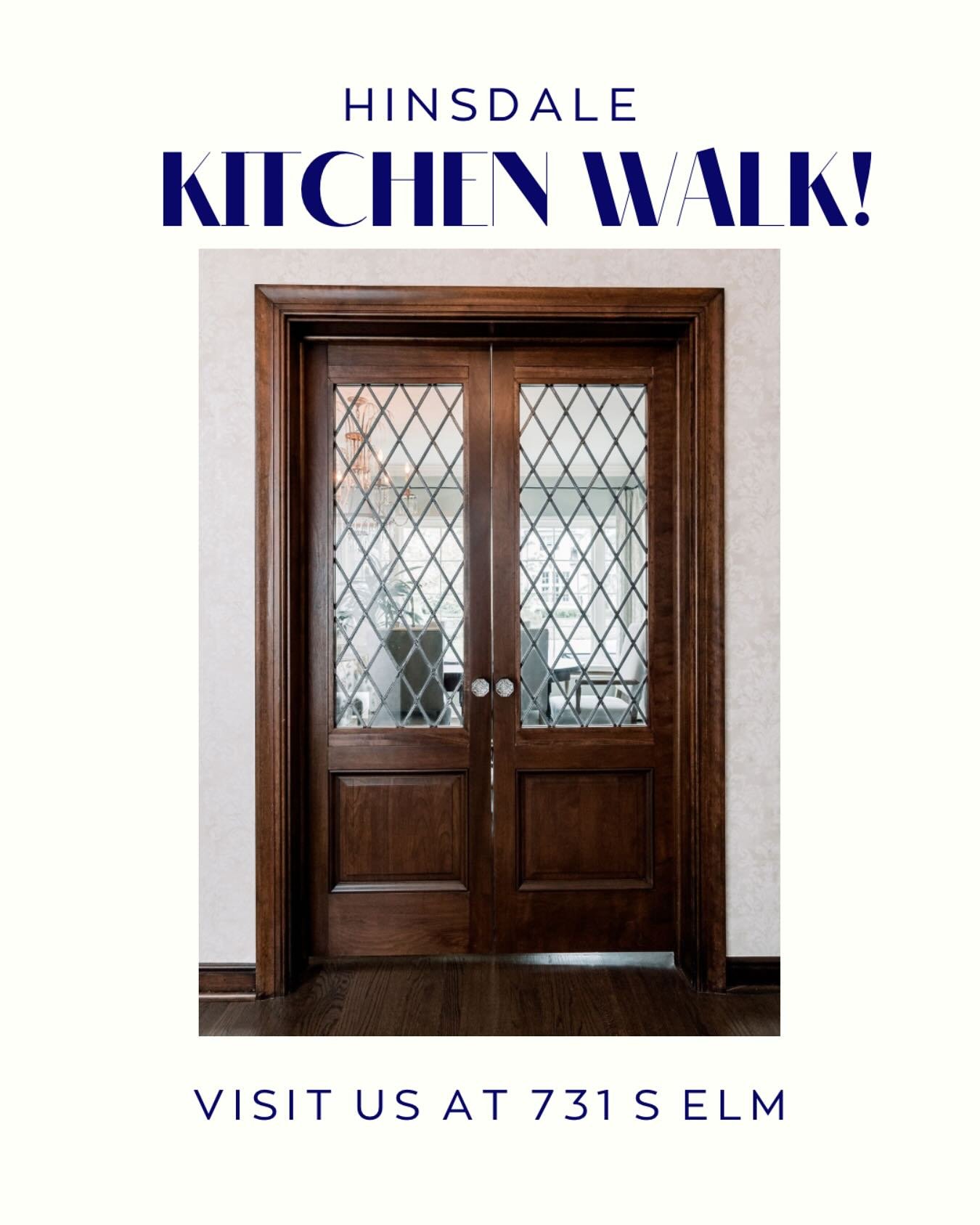 Happy Kitchen Walk!! 

Visit us at &bull; 731 S Elm &bull; today&hellip;.We hope everyone enjoys the fun day! 🌸