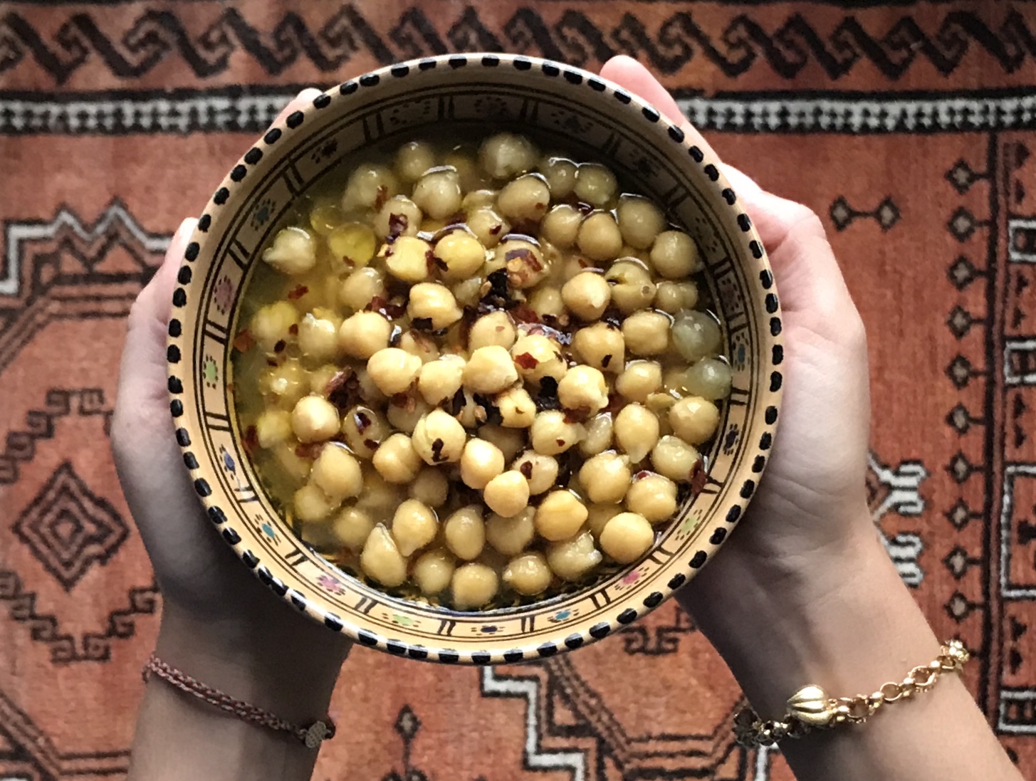 Old-school style lablebi more simply prepared