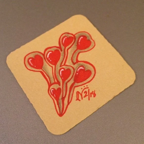 Valentangle Day 13 - Dewd Hearts