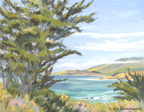 SEASCAPES - Watercolor & Oil