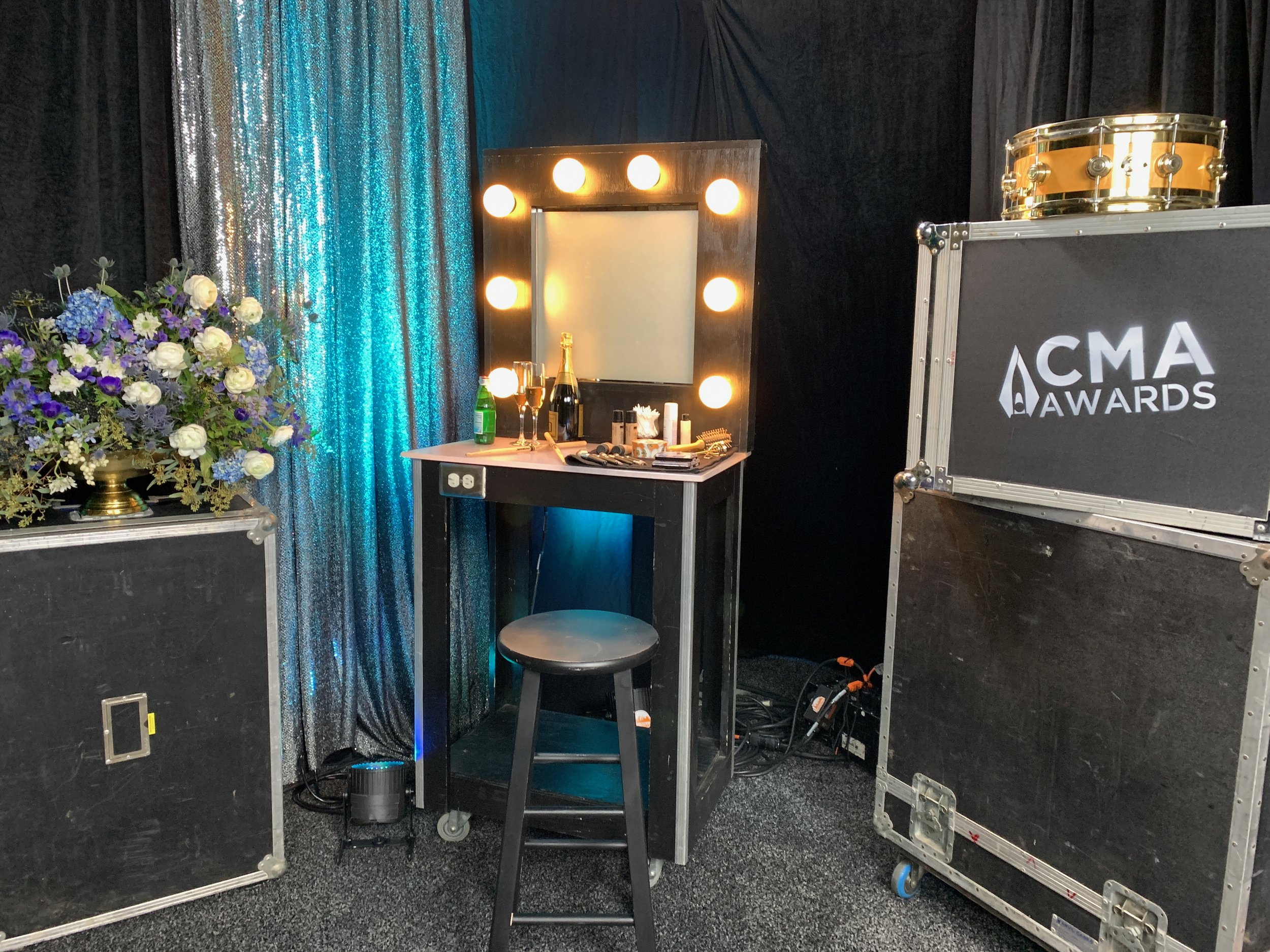CMA back stage at the show