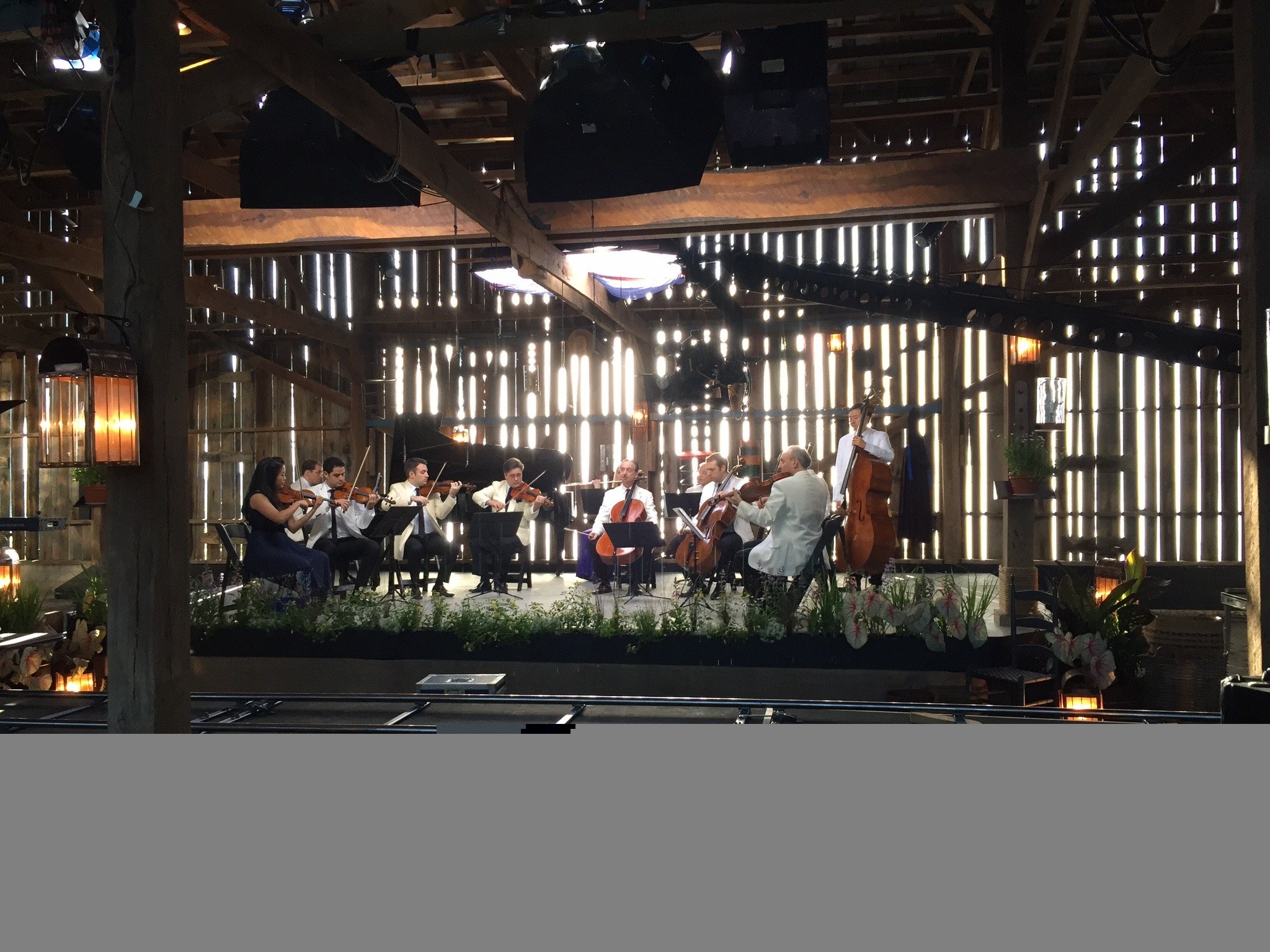 Live from lincoln center chamber orchestra tobacco barn shaker village Kentucky.jpg