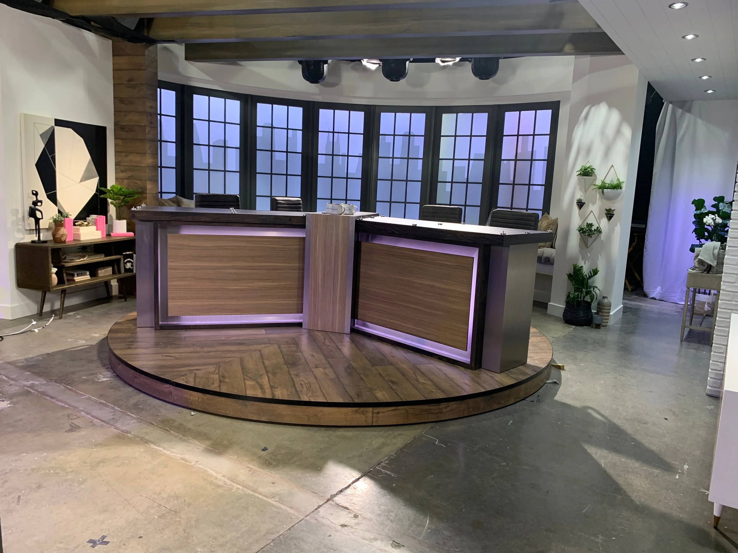 Daily wire desk design Brand activation design, Immersive experience design, Scenic fabrication, Custom event builds, Branded environments, Spatial design, Environmental design, Event build-outs, Temporary installations, Custom fabrication.jpg