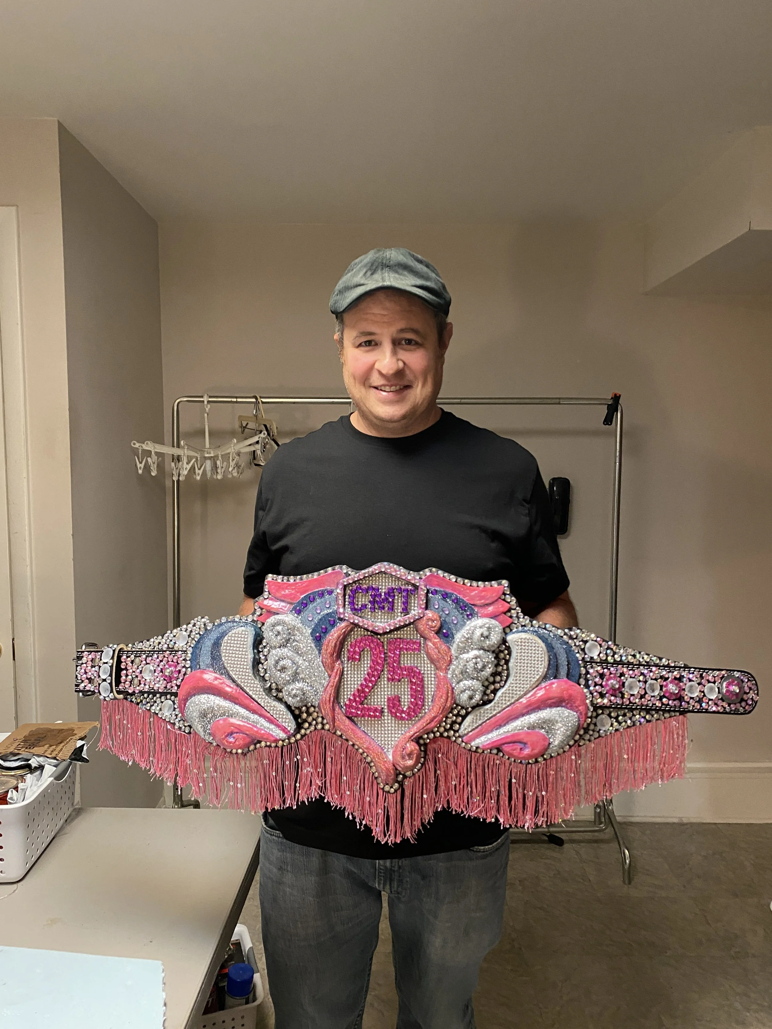 CMT Awards Carrie Underwood award belt  Ready to build something unforgettable? Contact Duncan Ragsdale Creative to discuss your next event, pop-up, brand activation, or set design project in Nashville, Tennessee..jpeg