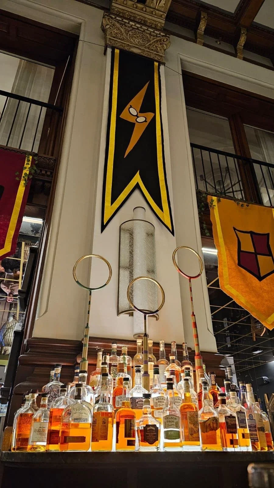 Banners of houses https://www.unionstationhotelnashville.com/ Harry Potter Theme pop up duncanragsdale.com  Nashville event designer, Middle Tennessee event production, Nashville brand activation, Music City event design, Tennessee production designer.jpeg
