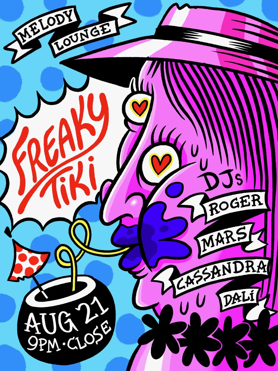 Freaky Tiki: Cassandra Dali &amp; Roger Mars