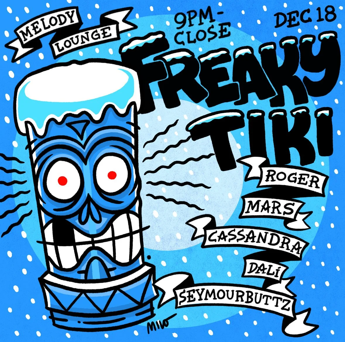 Freaky Tiki: Cassandra Dali &amp; Roger Mars