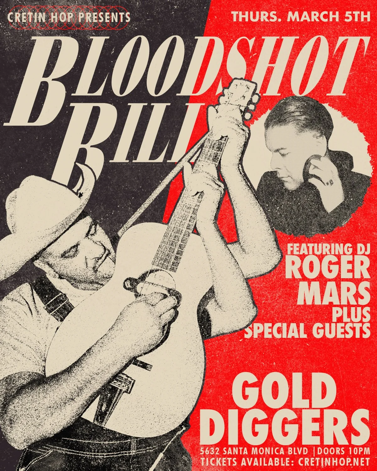 Bloodshot Bill at Gold Diggers