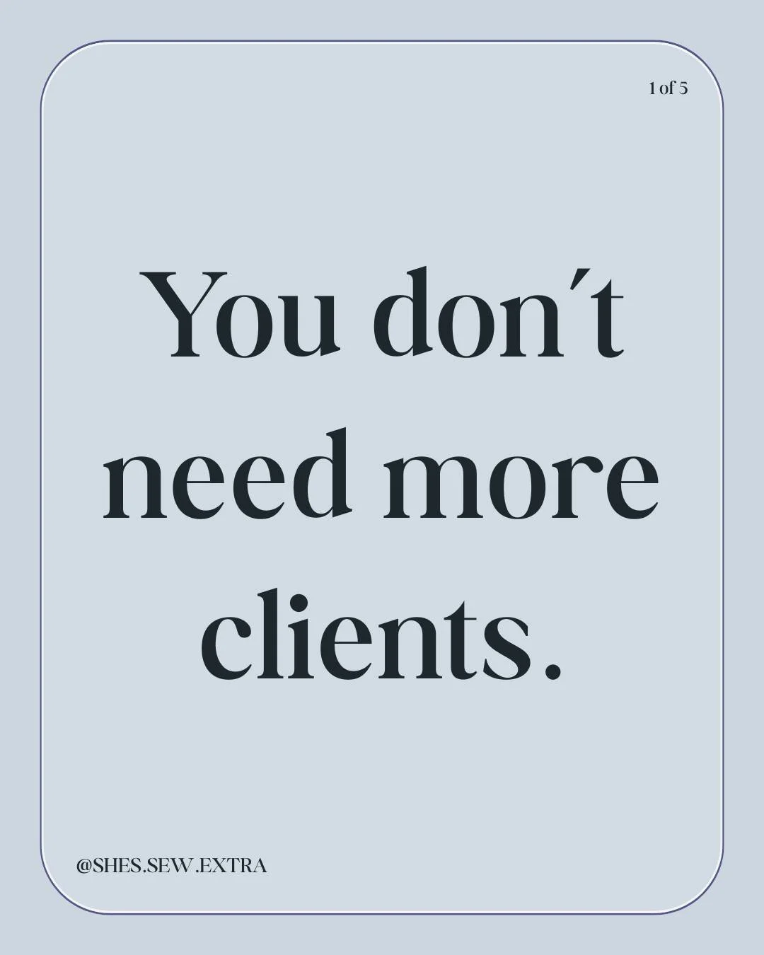 You don&rsquo;t need more clients.
You need better systems.

Most stylists think growth means more bookings.
More hours. More availability. More yeses.

But when a business feels heavy or inconsistent, the issue is rarely volume.
It&rsquo;s structure