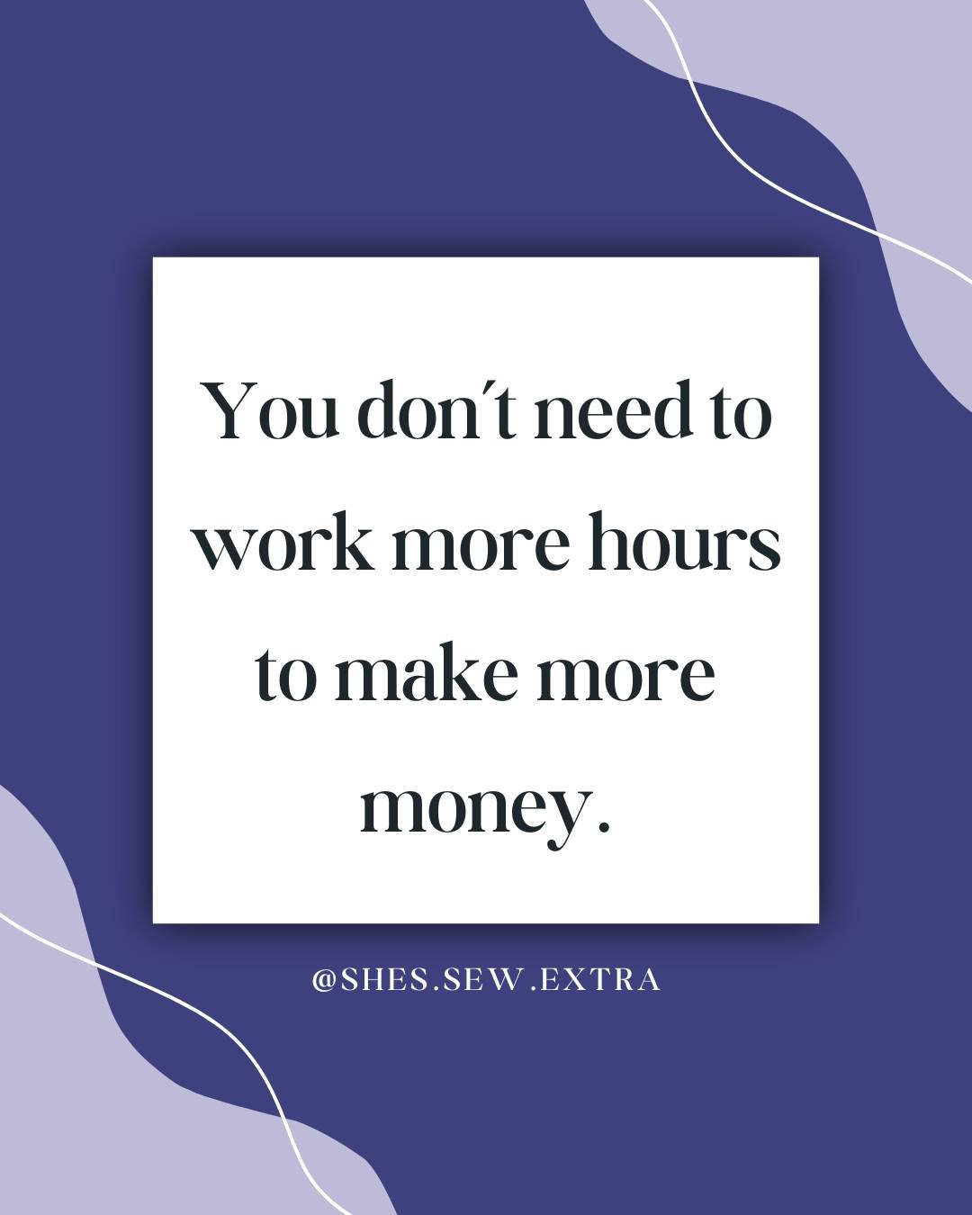 You don&rsquo;t need to work more hours to make more money.
And if that sentence triggers you, it&rsquo;s usually because your business has been relying on effort instead of structure.

For a long time, I believed growth meant longer days, tighter sc