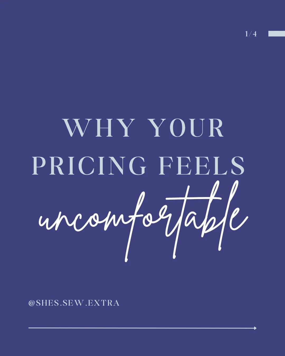 If your pricing feels uncomfortable, there&rsquo;s usually a reason.

It&rsquo;s not just about the number.
It&rsquo;s about how clear and consistent it is.

When pricing changes depending on the client, or you feel the need to over-explain it, that 