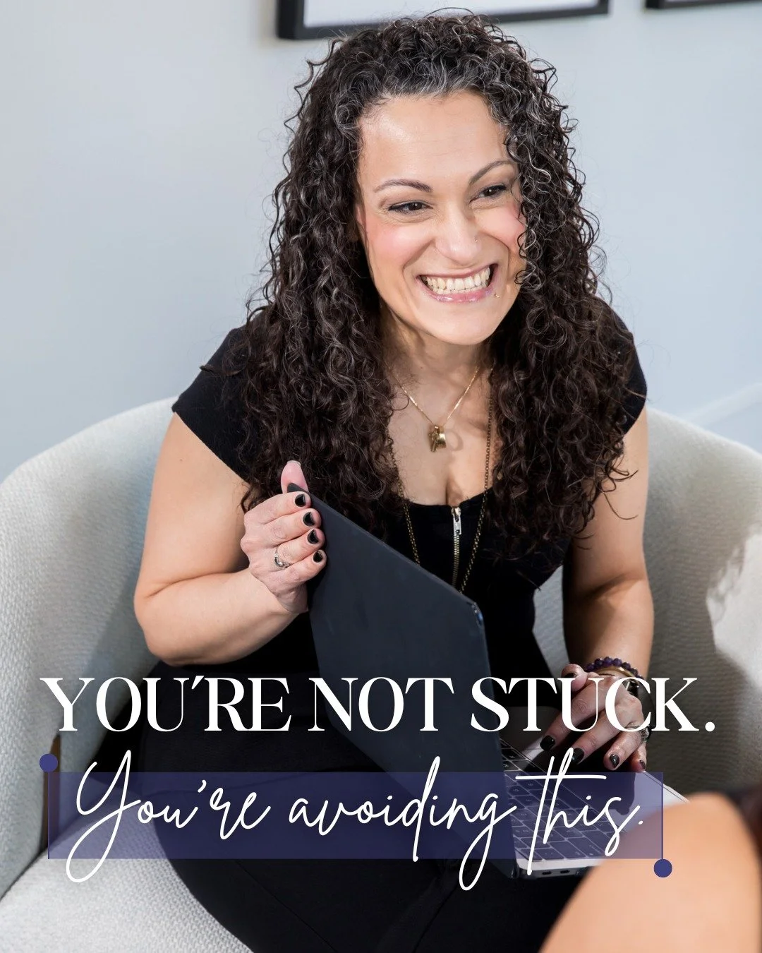 You&rsquo;re not stuck. You&rsquo;re avoiding this.

Most of the time, it&rsquo;s not a lack of talent or effort.

It&rsquo;s the decisions that feel uncomfortable.

Raising your prices and actually standing behind them.
Holding your policies when it