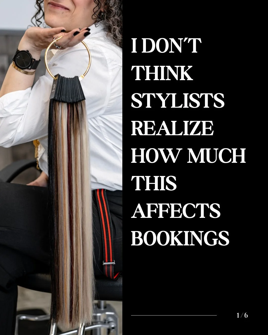 I don&rsquo;t think stylists realize how much clients are paying attention before they ever inquire.

Not just to your work, but to how your business feels.

Your communication.
Your pricing.
Your process.
Your presence online.

Clients are constantl