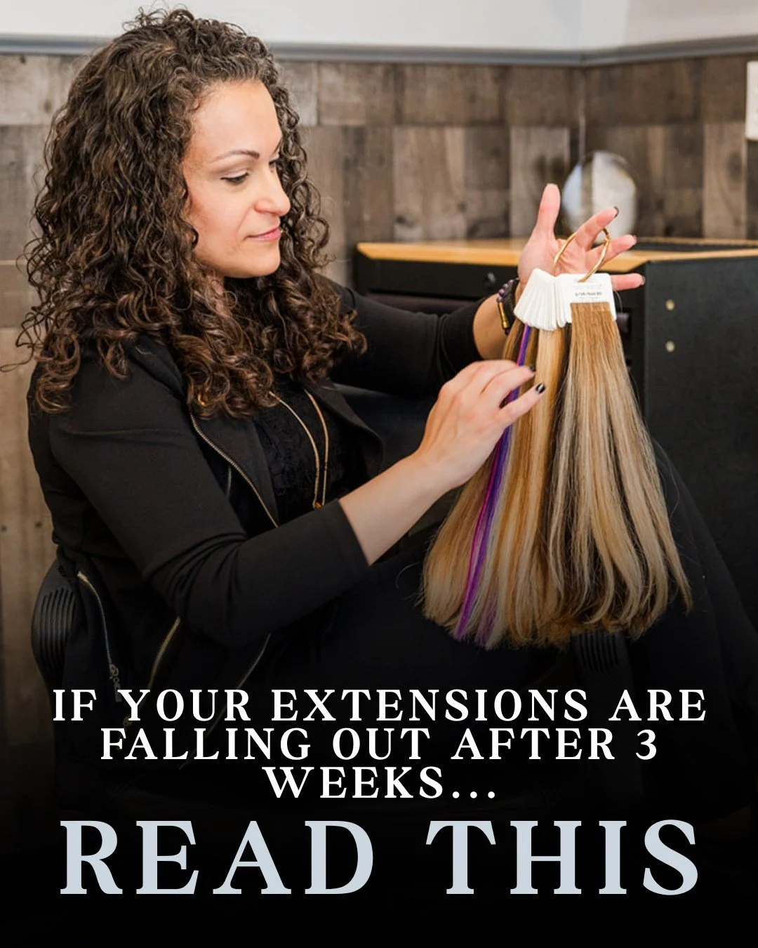 If your extensions are falling out after 3 weeks, the client may not be the problem.

Too much weight.
Poor distribution.
Lack of customization.

Retention issues are often a symptom of what happened during the installation, not after it.

The best e