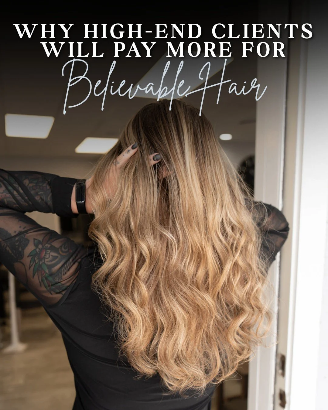 One of the biggest misconceptions in the extension industry is that luxury clients want the most hair possible.

In reality, they're usually looking for the opposite.

Anyone can add density.

What's far more difficult is creating hair that matches t