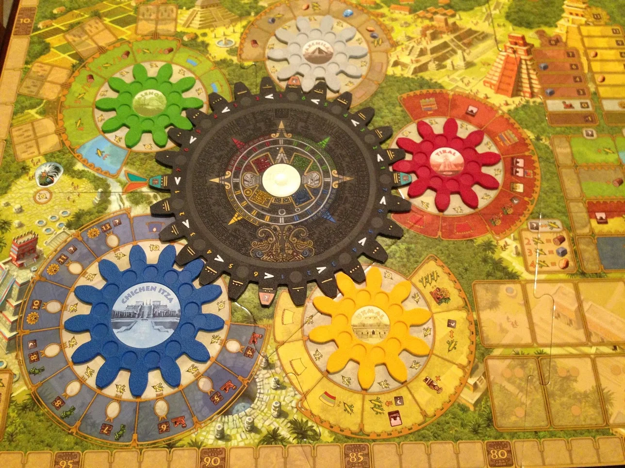 Robert Washburn Paints Tzolk'in Gears — Board Games Enhanced