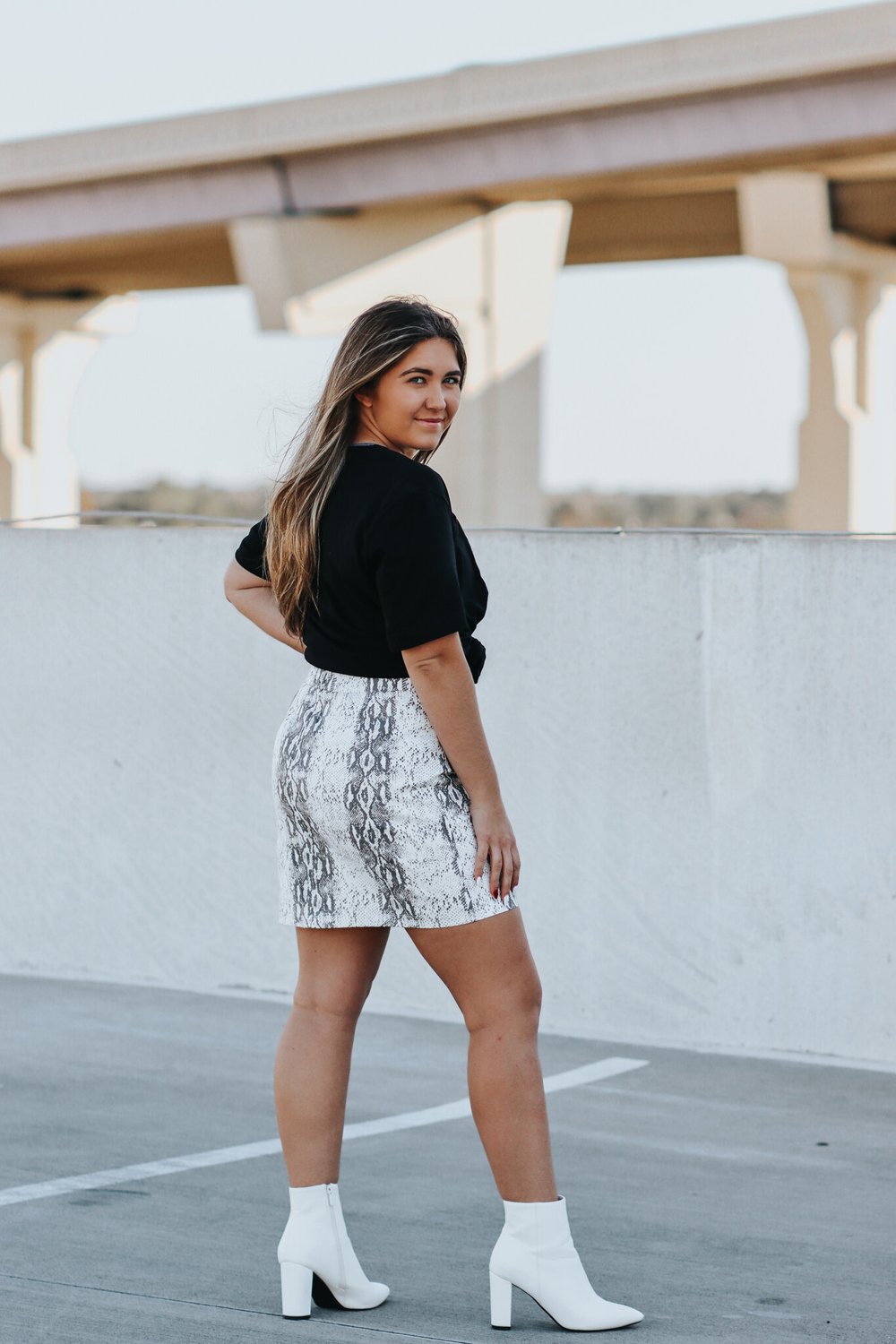 Snake Print Skirt Street Style New Look Snakeskin Skirt 2025