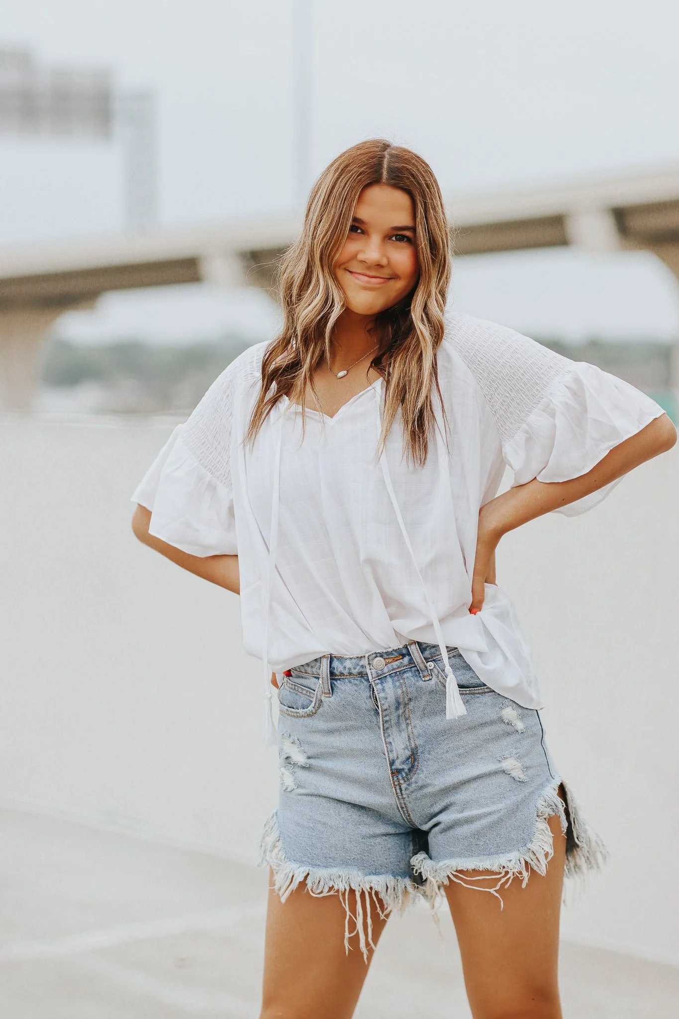 The Sammie Top- White — Sassafras Boutique & Gifts