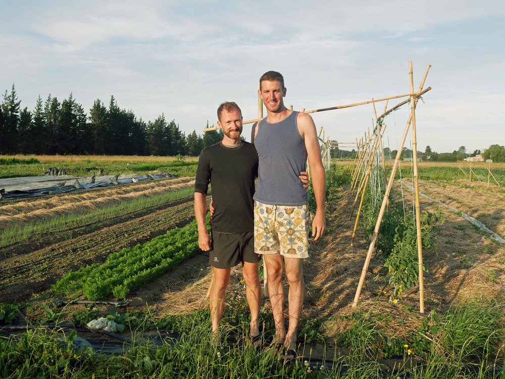  The dynamic farming duo -- Shane and Ben -- were an inspiration to us and gracious hosts.&nbsp; 