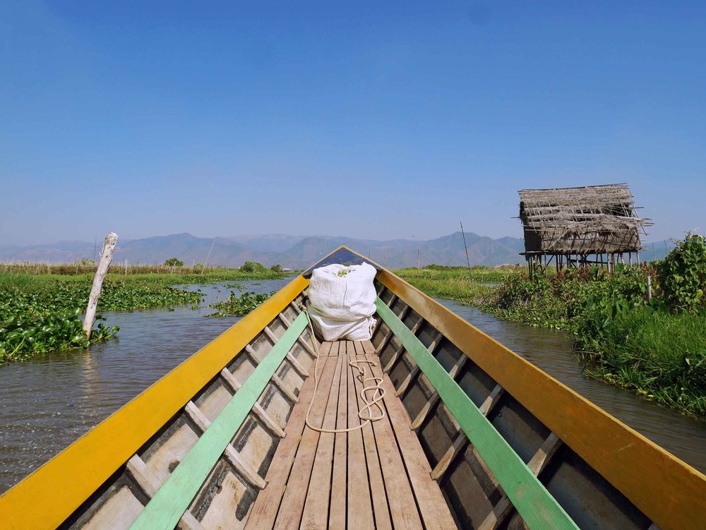  Finally! We arrived to Inle Lake where we were ferried to our hotel in the north (Feb 21).&nbsp; 