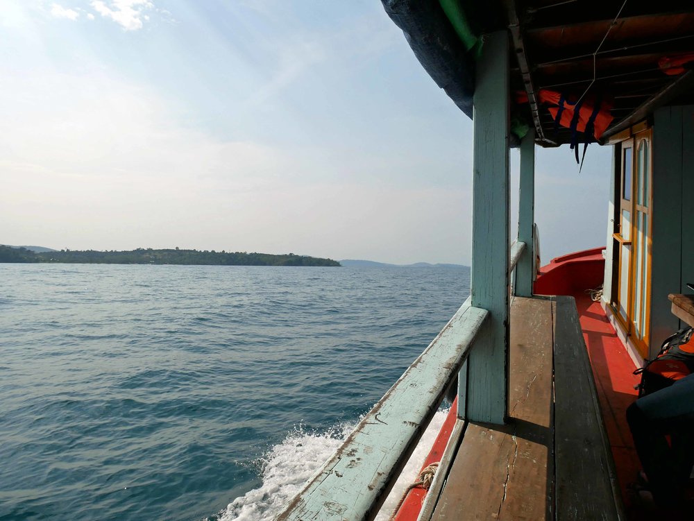  We took a 2-hour boat from Sihanoukville on the southern coast to the idyllic island of Koh Rong (March 2). 