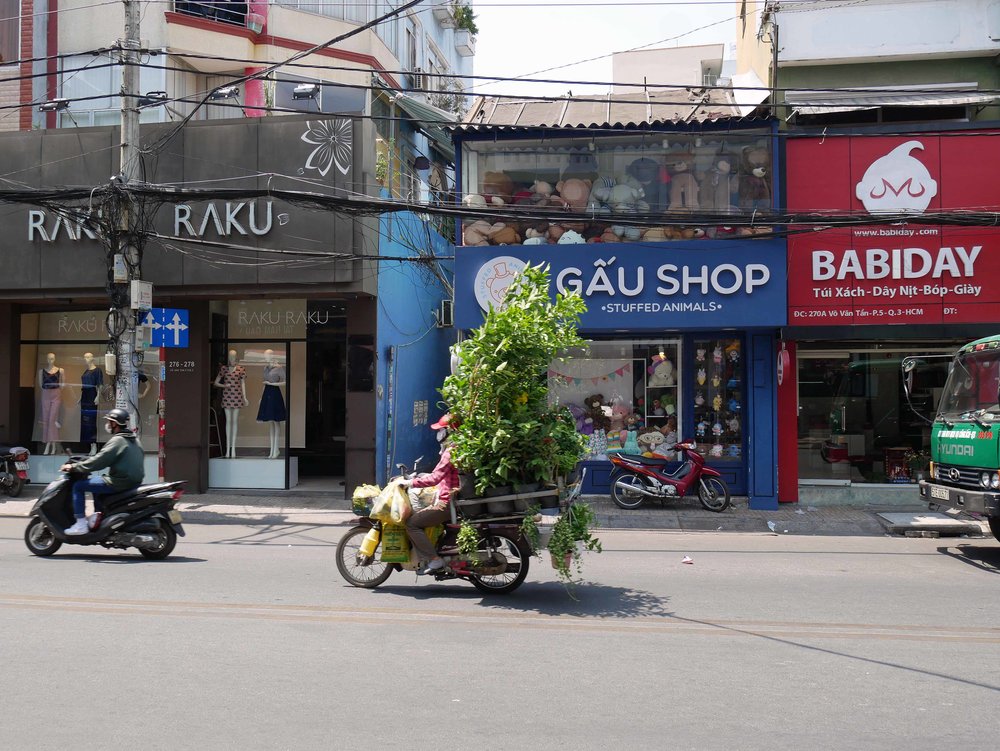  You truly never know what you'll see on the streets of Saigon or on the back of a motorbike zooming through the city. 