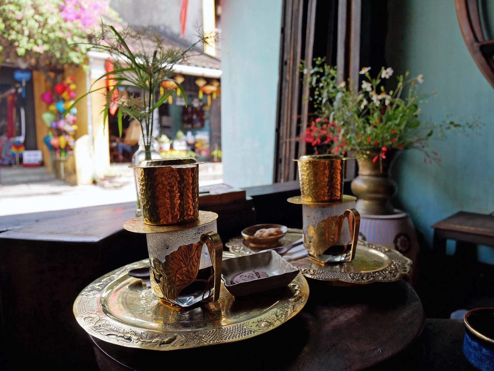  And the traditional Vietnamese coffee is rich. To beat the heat, we had ours on ice made of coffee.&nbsp; 