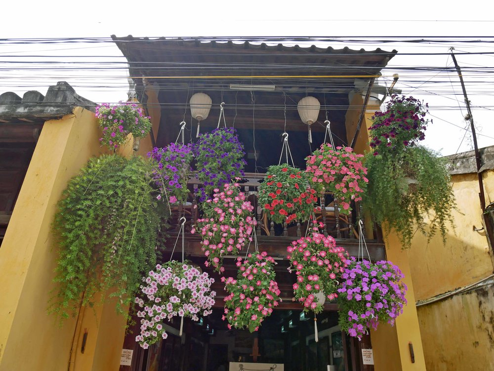  The streets and buildings of colorful Hoi An are draped in vibrant flowers and whimsical lanterns (March 16).&nbsp; 
