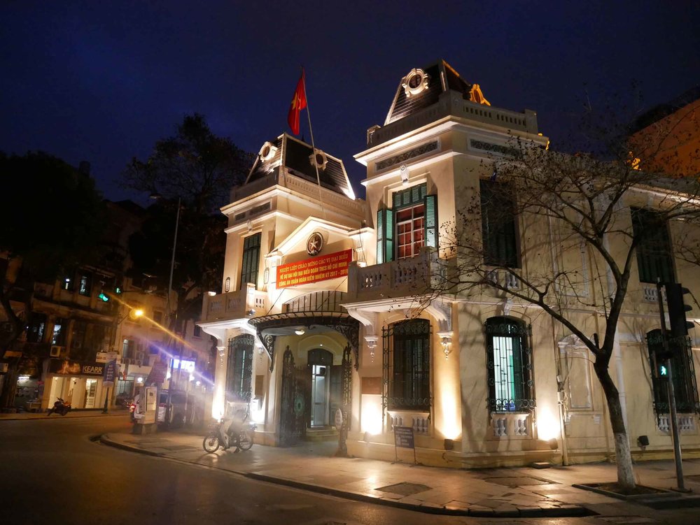  Like Ho Chi Minh, Hanoi features colonial buildings throughout the city. 