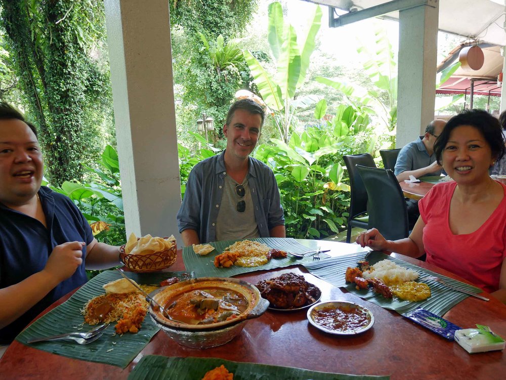  We joined Fay and Chris for a delicious Indian lunch at Samy's Curry in Dempsey.&nbsp; 