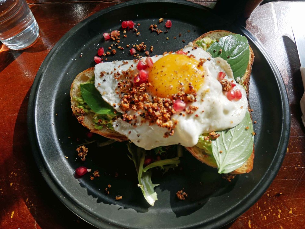  And  Avo-Toast ! After months in Southeast Asia, we felt back at home with this delicious breakfast option at VCR.&nbsp; 