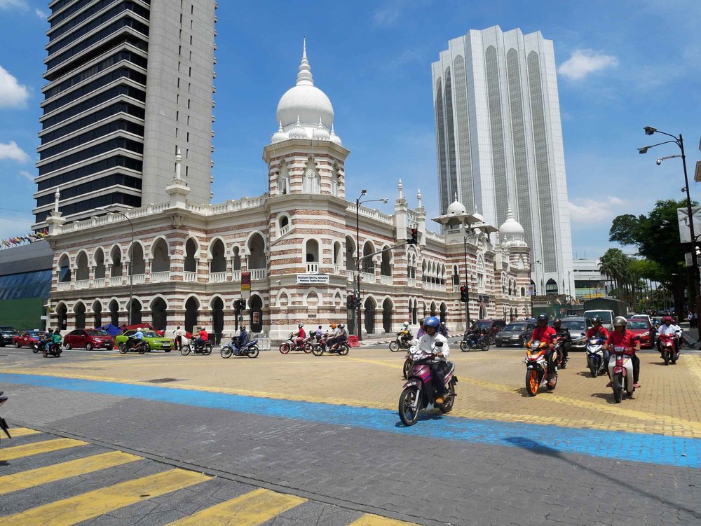  Just off Merdeka Square, where the Malaysian flag was lifted for the first time at their independence in 1957, visitors can see the blend of colonial British and Islamic architecture.&nbsp;&nbsp; 