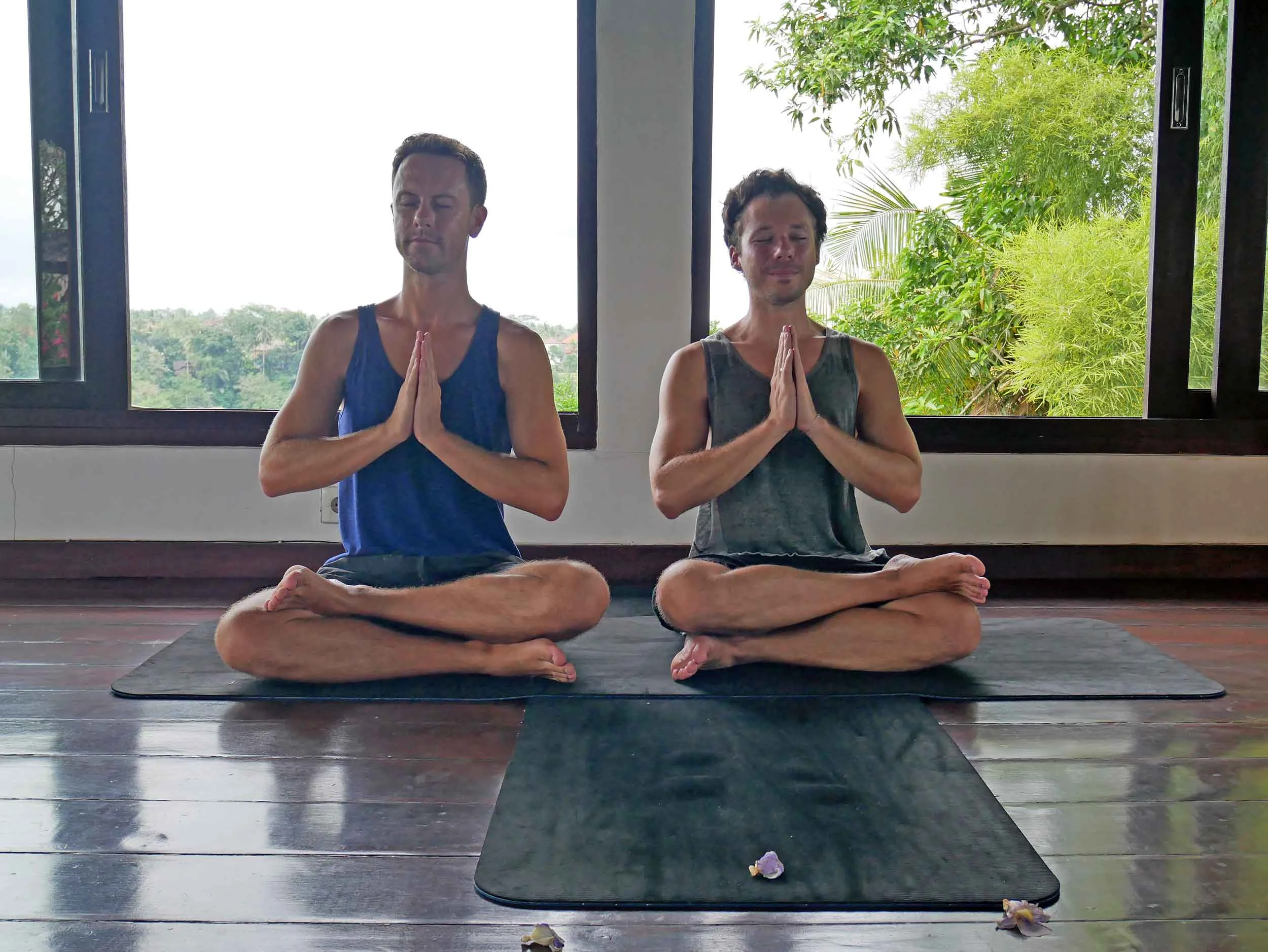 We found peace and relaxation (as well as plenty of sweat) at Intuitive Flow, which offers a stunning view of the valley. 