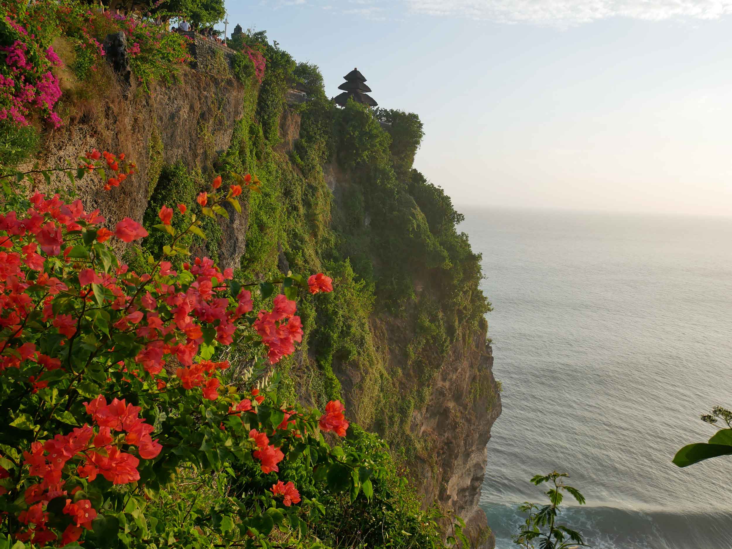 Our last evening on Bali, and in Southeast Asia, took us to nearby Uluwatu temple at sunset (June 8).