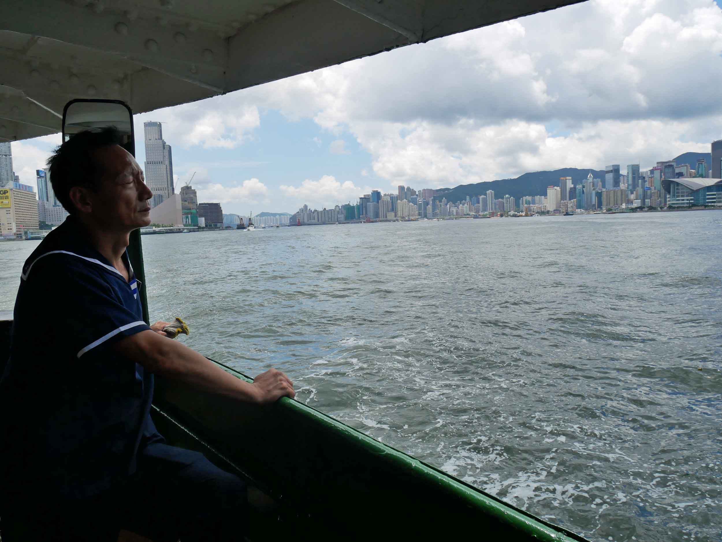  In the afternoon, we took the ferry back across Victoria Harbour to meet up with friends for lunch in the Wan Chai area. 