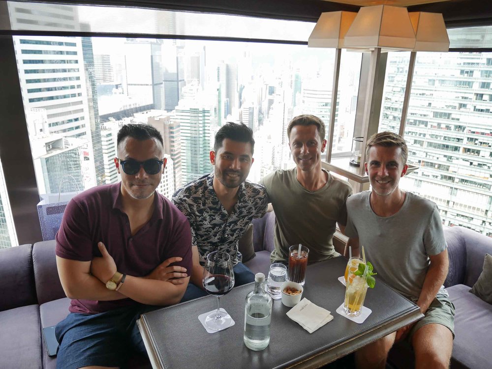  To cap off the fun day, we toasted high above the skyline at Upper House's chic bar. 