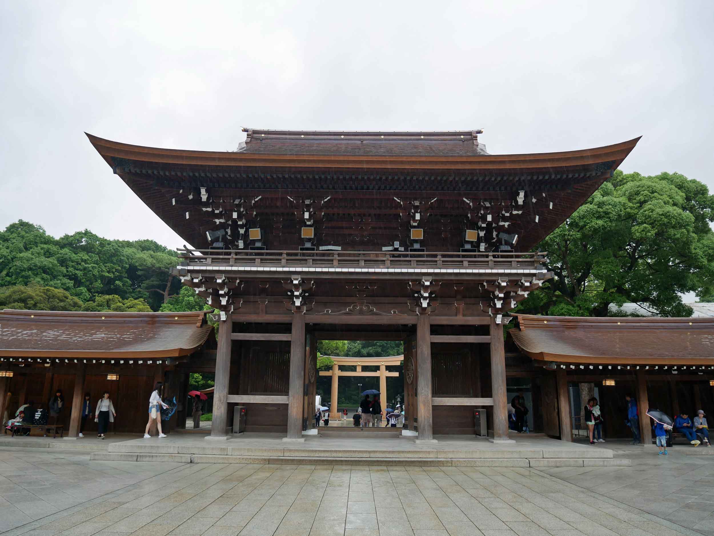  Meiji-jingu Shrine temple. 