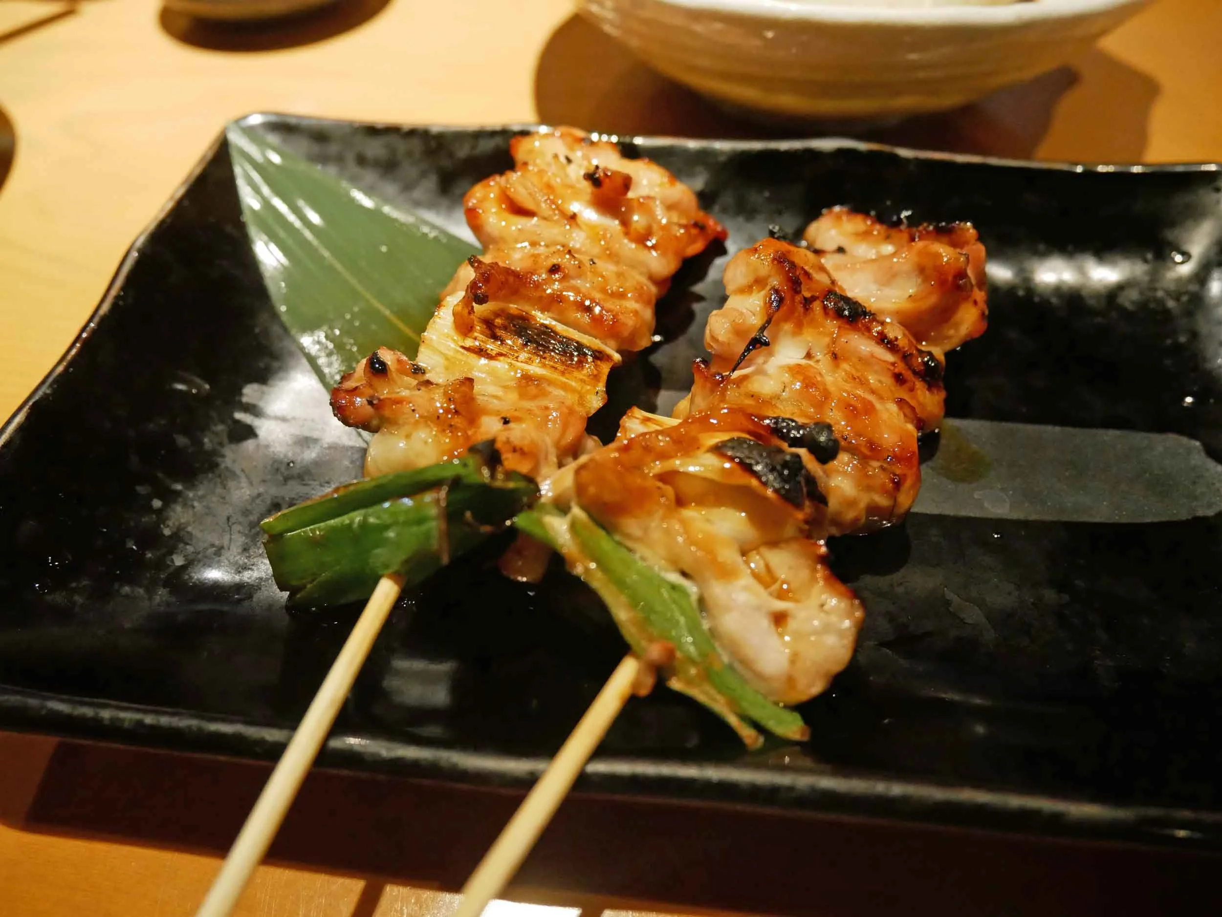  We had to try their  yakatori , too! 