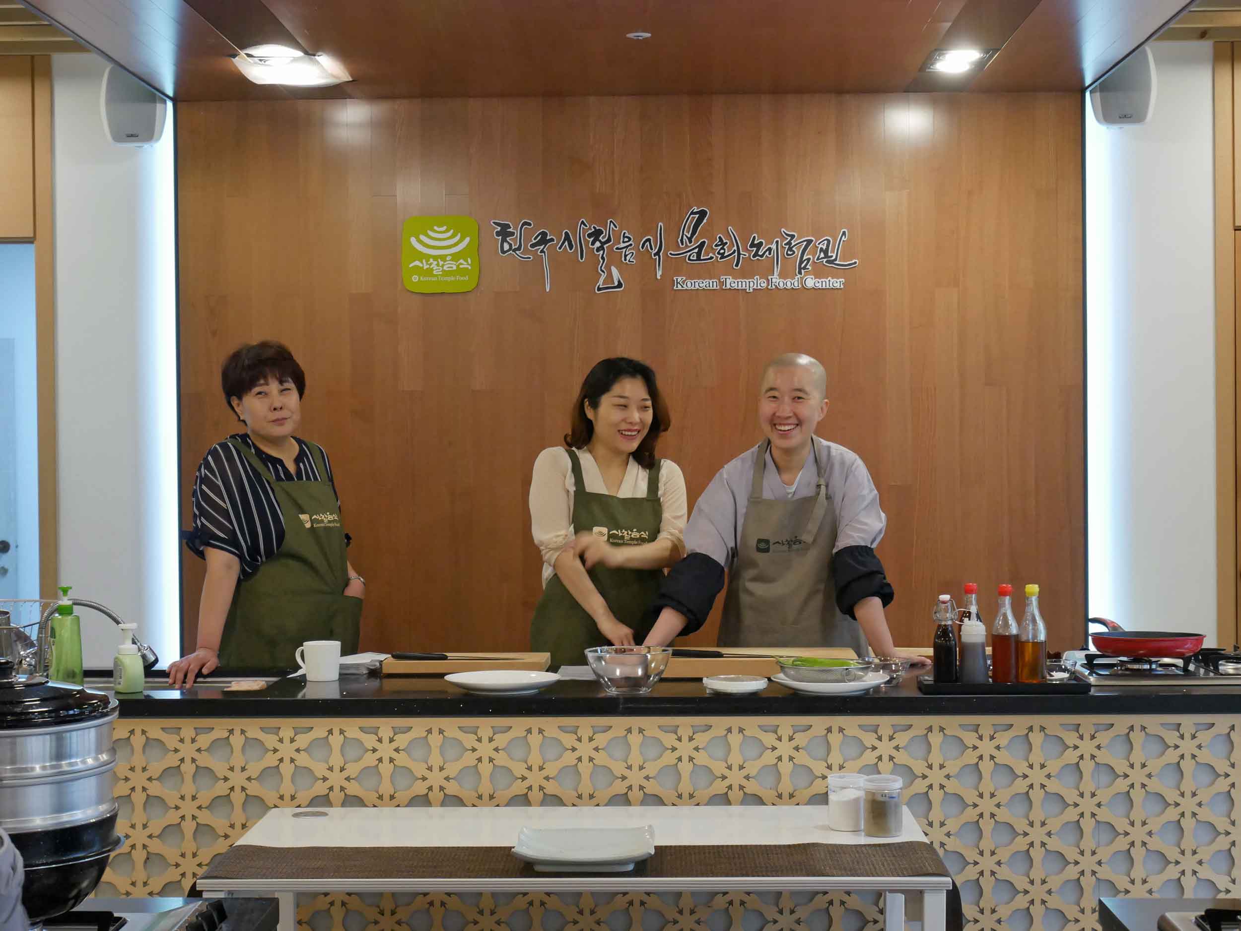 The class was taught by a beaming and spirited Buddhist monk from a nearby temple.