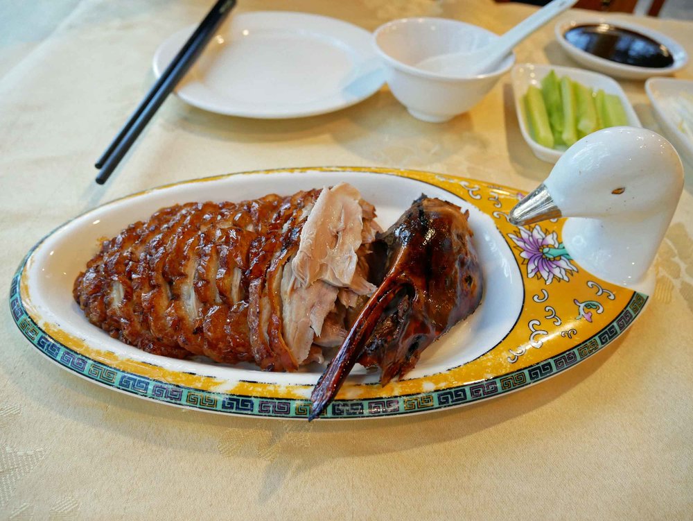  We wrapped our second layover in Beijing with another dinner of Peking Duck.&nbsp; 