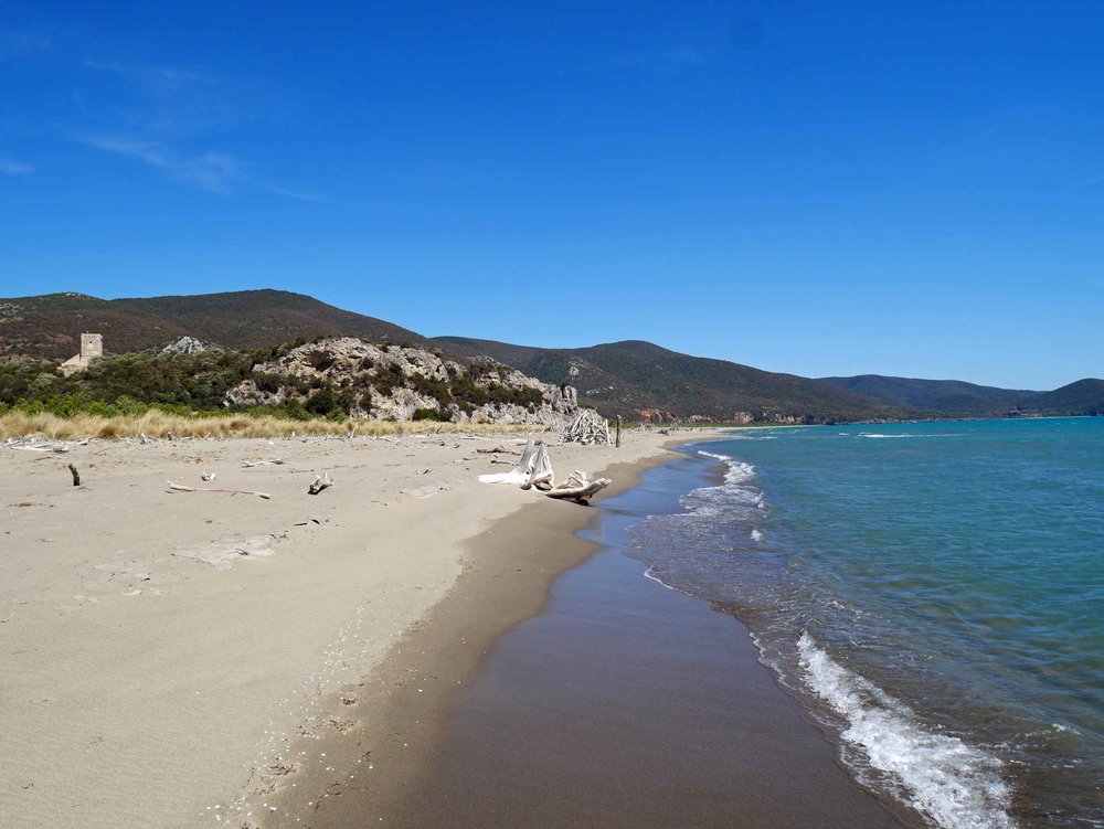  We spent several days here at Maremma National Park where we laid in the sun and floated in the sea (July 17).&nbsp; 